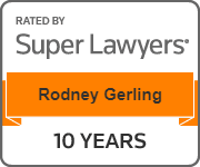 Rod Superlawyer badge 10 years 2024 image of super lawyer badge